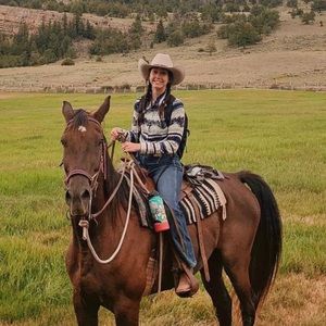 White And Blue Button Up Wrangler Western Longsleeve